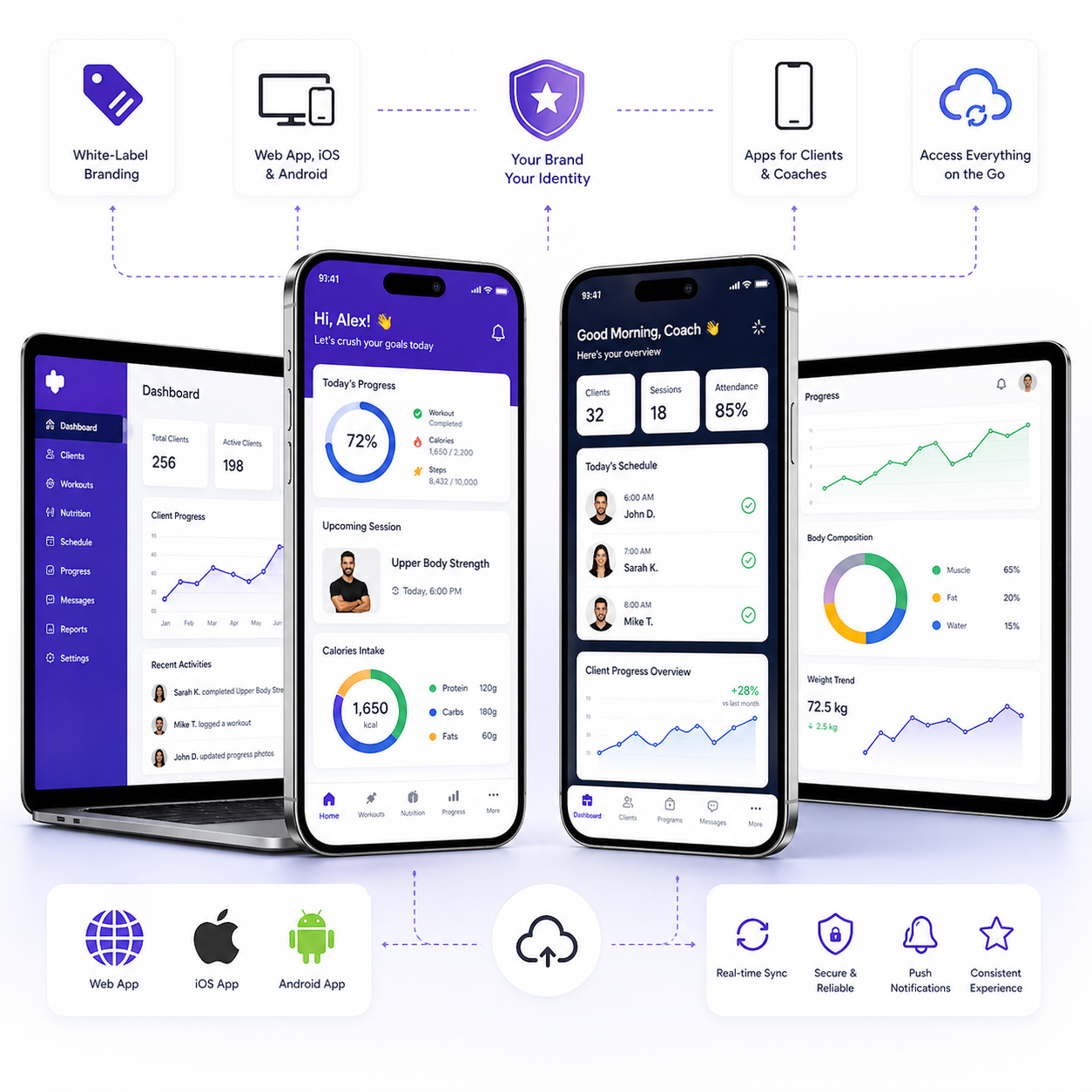 Fitbiz OS dashboard preview